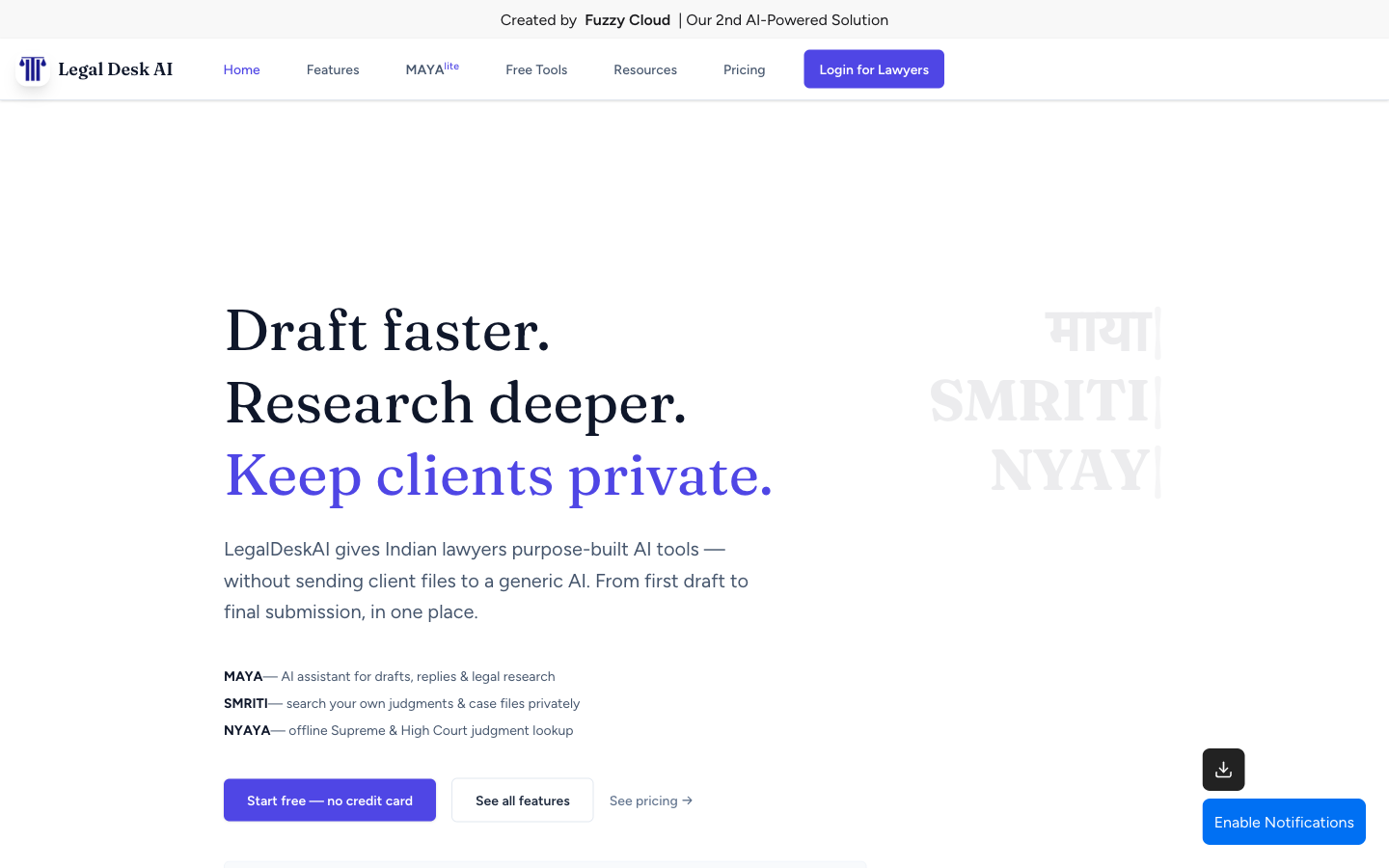 Legal Desk AI screenshot 1