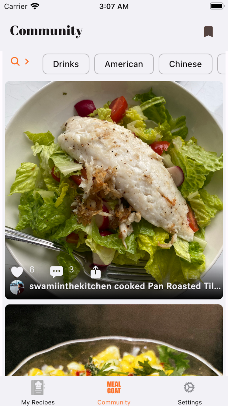 Meal GOAT screenshot 3
