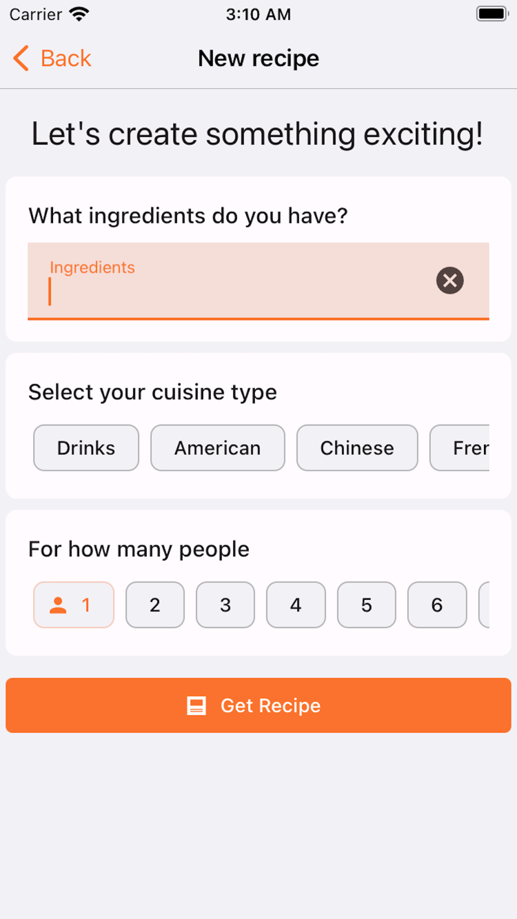 Meal GOAT screenshot 4